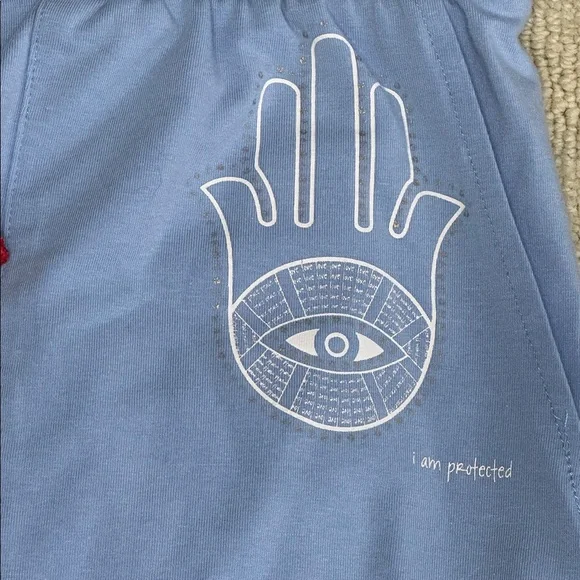 Peace Love World Love 2 Love Light Regular Crop Pant - Blue - Picture 3 of 12